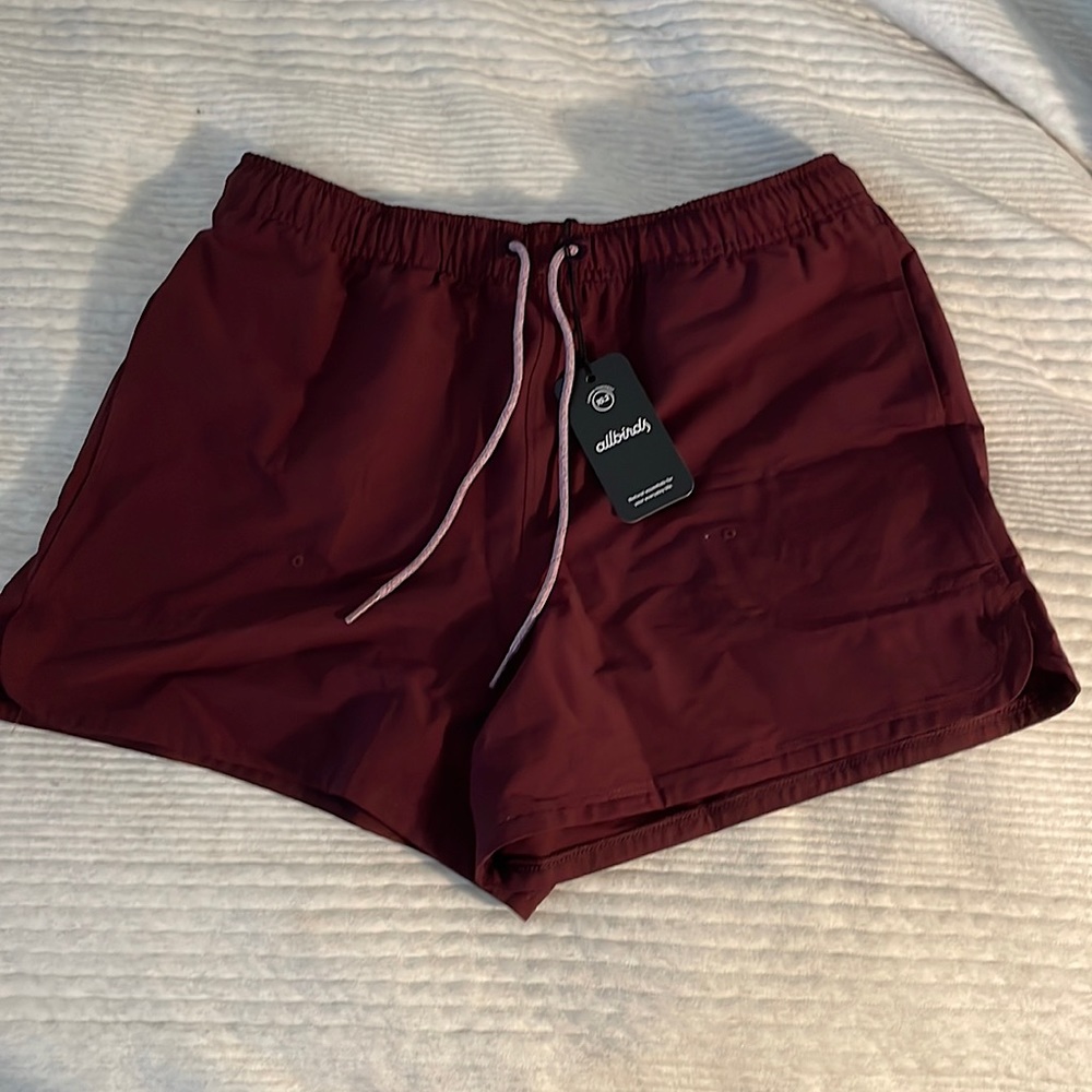 NEW Allbirds Natural Run Shorts S